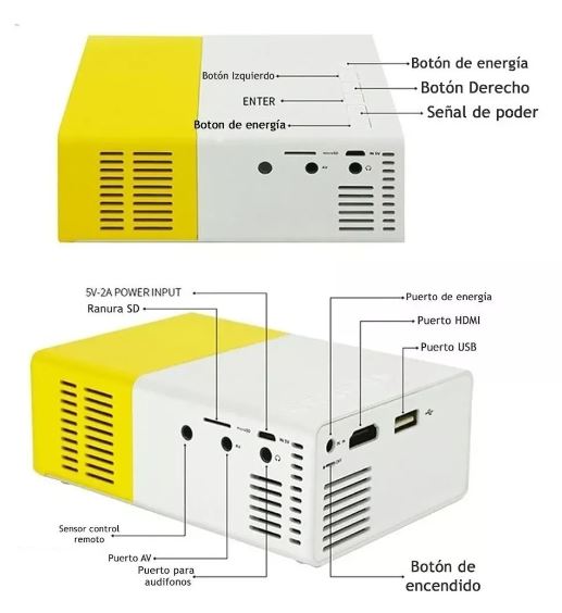 MINI PROYECTOR PORTATIL